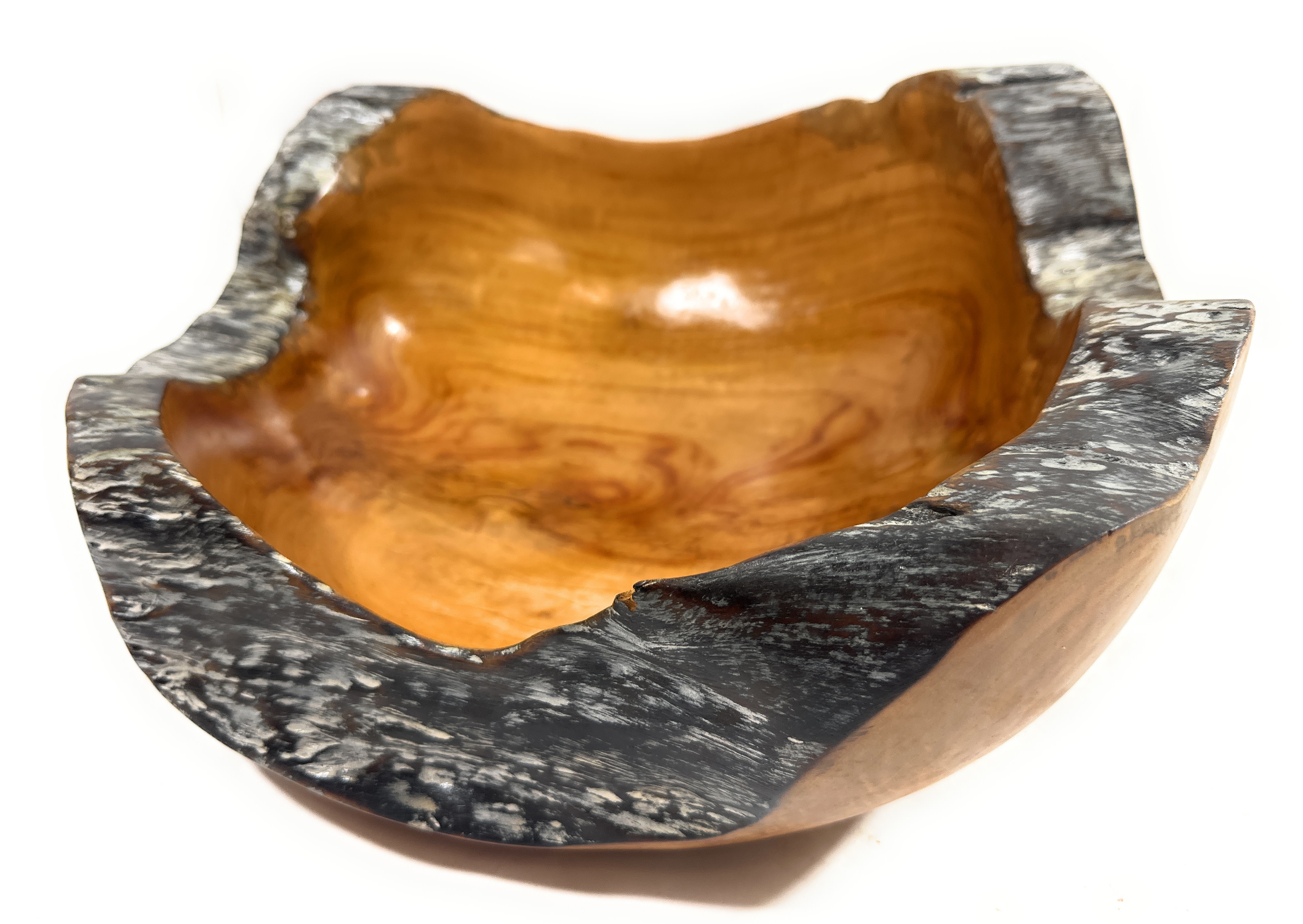 Beautiful Teak Root Bowl 16 inch X 16 inch X 9 inch with Burnt Finish - Centerpiece | #lpu509 Beautiful Teak Root Bowl 16 inch X 16 inch X 9 inch with Burnt Finish - Centerpiece | #lpu509